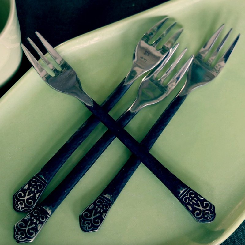 Avalon - 4 piece cocktail fork set