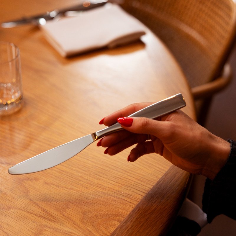Savannah - Dinner Knife - Hollow handle 24 piece set
