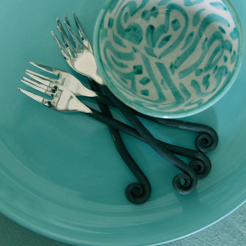 Treble Clef - 4 piece cocktail fork set
