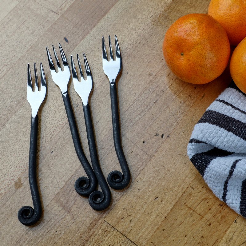 Treble Clef - 4 piece cocktail fork set